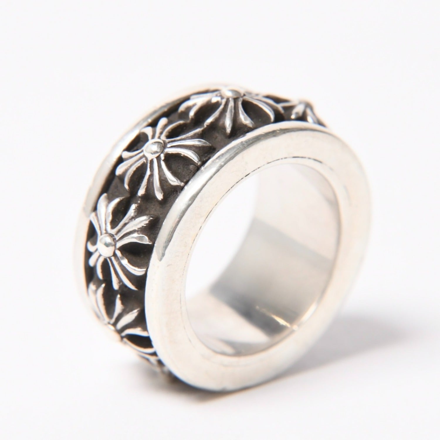 極美品 CHROME HEARTS クロムハーツ SPINNER CHX スピナー CHX リング