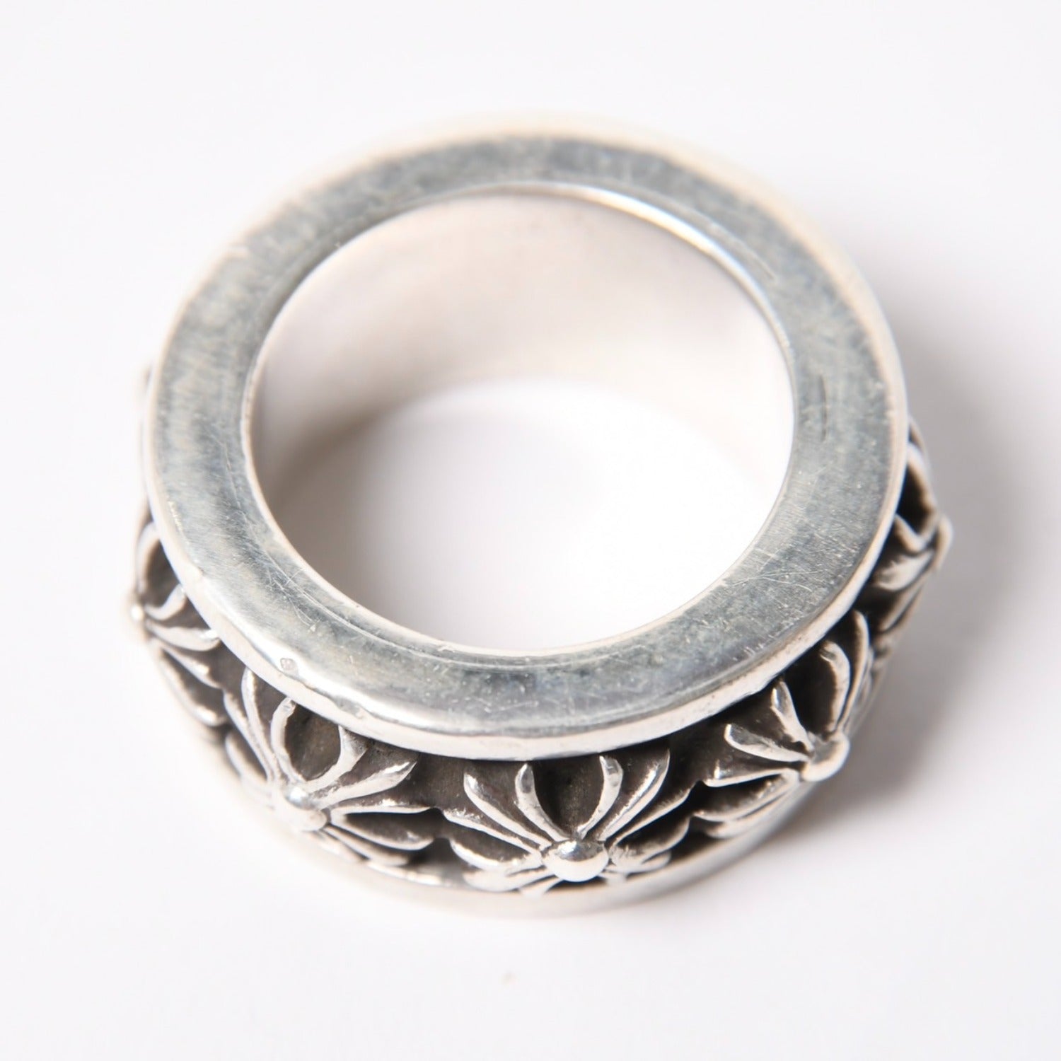 極美品 CHROME HEARTS クロムハーツ SPINNER CHX スピナー CHX リング