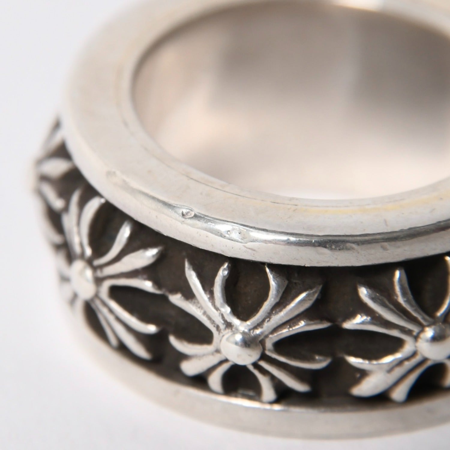 極美品 CHROME HEARTS クロムハーツ SPINNER CHX スピナー CHX リング