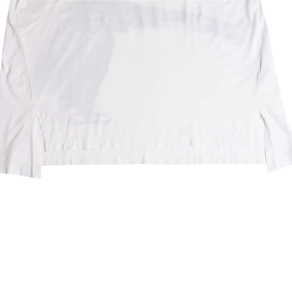 極美品 Y-3 ワイスリー LOGO GFX TEE デッサンTシャツ 16C001 Sサイズ 山本耀司 ヨウジヤマモト ホワイト オーバーサイズ 中古 4a007821