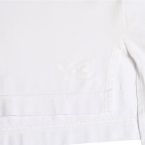極美品 Y-3 ワイスリー LOGO GFX TEE デッサンTシャツ 16C001 Sサイズ 山本耀司 ヨウジヤマモト ホワイト オーバーサイズ 中古 4a007821