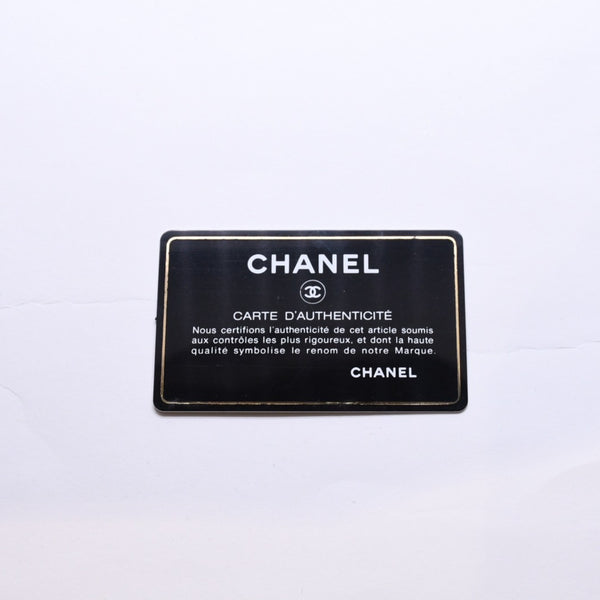 極美品 CHANEL シャネル マトラッセ ココマーク カードケース 財布 30番台 フランス製 ラムスキン ブラック ゴールド金具 中古 4a007785