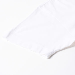 極美品 COMME des GARCONS PLAY コムデギャルソン プレイ 半袖Ｔシャツ AZ-T216 コットン ホワイト ゴールド サイズL 中古 4a007835