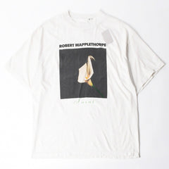 新品未使用 SAINT MICHAEL セントマイケル 半袖Tシャツ SM-MK1-0000-C08 サイズL ロバート メイプルソープ ホワイト 中古 4a008192