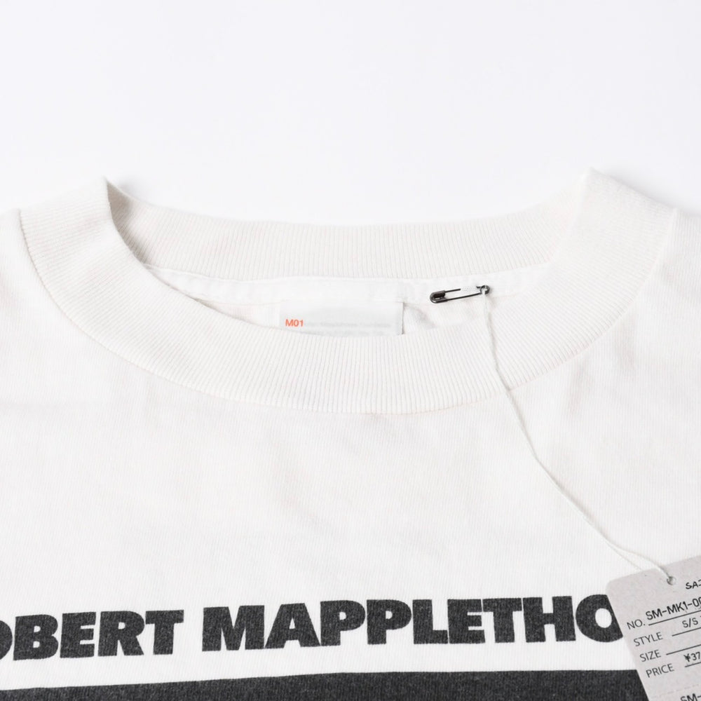 New and unused SAINT MICHAEL Saint Michael Short Sleeve T-shirt SM-MK1-0000-C08 Size L Robert Mapplethorpe White Used 4a008192