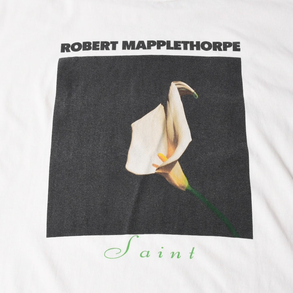 New and unused SAINT MICHAEL Saint Michael Short Sleeve T-shirt SM-MK1-0000-C08 Size L Robert Mapplethorpe White Used 4a008192
