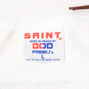 新品未使用 SAINT MICHAEL セントマイケル × A BATHING APE ア ベイシング エイプ 長袖Tシャツ SM-MK1-0000-C39 サイズL 中古 4a008193