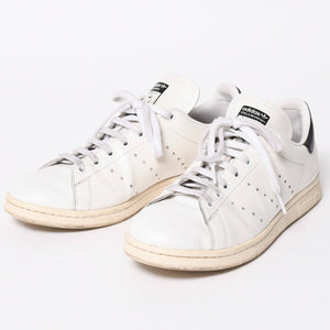 ADIDAS アディダス Stan Smith スニーカー Stella McCartney サイズ10(28.0cm) ホワイト ブルー ワインレッド ベジタリアンレザー 良品 中古 4a007846