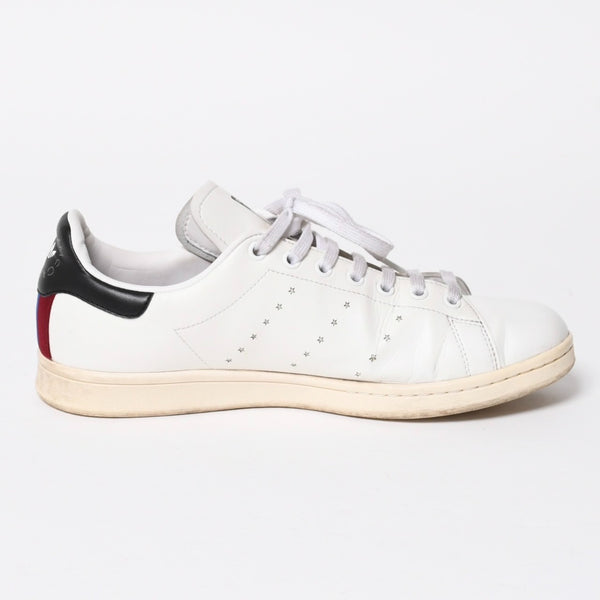 ADIDAS アディダス Stan Smith スニーカー Stella McCartney サイズ10(28.0cm) ホワイト ブルー ワインレッド ベジタリアンレザー 良品 中古 4a007846
