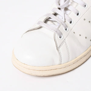 ADIDAS アディダス Stan Smith スニーカー Stella McCartney サイズ10(28.0cm) ホワイト ブルー ワインレッド ベジタリアンレザー 良品 中古 4a007846