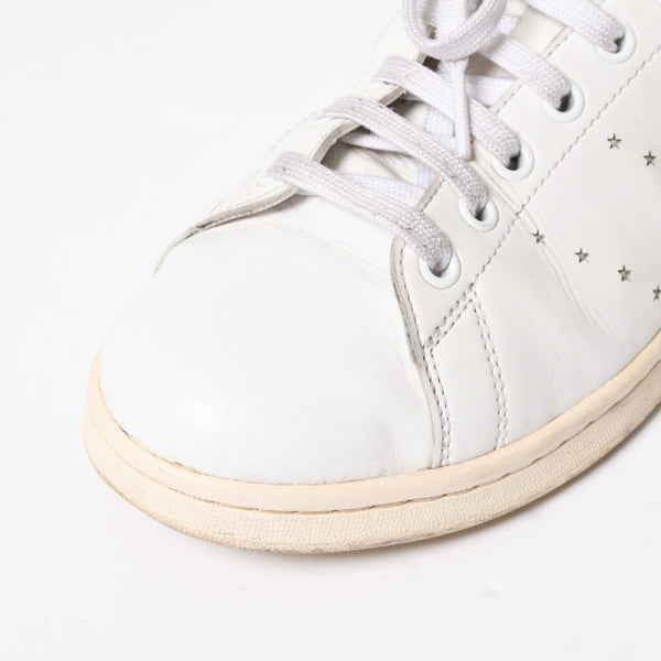 ADIDAS アディダス Stan Smith スニーカー Stella McCartney サイズ10(28.0cm) ホワイト ブルー ワインレッド ベジタリアンレザー 良品 中古 4a007846