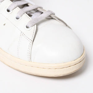 ADIDAS アディダス Stan Smith スニーカー Stella McCartney サイズ10(28.0cm) ホワイト ブルー ワインレッド ベジタリアンレザー 良品 中古 4a007846
