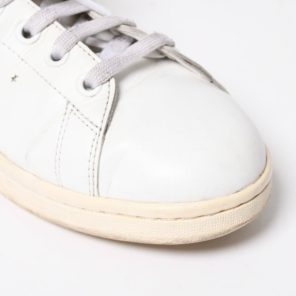 ADIDAS アディダス Stan Smith スニーカー Stella McCartney サイズ10(28.0cm) ホワイト ブルー ワインレッド ベジタリアンレザー 良品 中古 4a007846