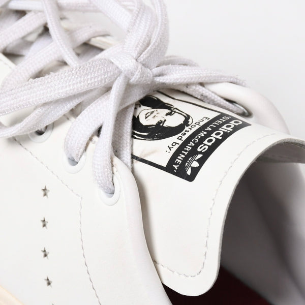 ADIDAS アディダス Stan Smith スニーカー Stella McCartney サイズ10(28.0cm) ホワイト ブルー ワインレッド ベジタリアンレザー 良品 中古 4a007846