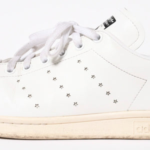 ADIDAS アディダス Stan Smith スニーカー Stella McCartney サイズ10(28.0cm) ホワイト ブルー ワインレッド ベジタリアンレザー 良品 中古 4a007846