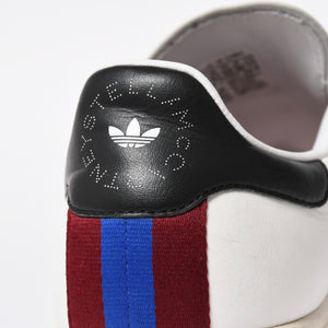 ADIDAS アディダス Stan Smith スニーカー Stella McCartney サイズ10(28.0cm) ホワイト ブルー ワインレッド ベジタリアンレザー 良品 中古 4a007846