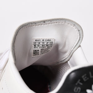 ADIDAS アディダス Stan Smith スニーカー Stella McCartney サイズ10(28.0cm) ホワイト ブルー ワインレッド ベジタリアンレザー 良品 中古 4a007846