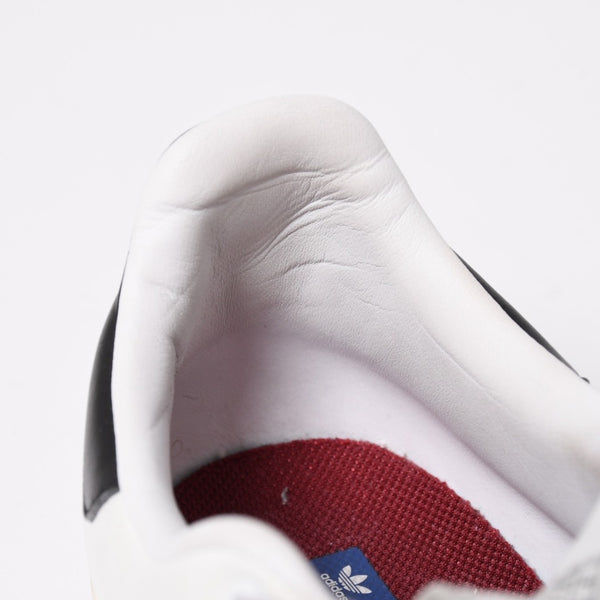 ADIDAS アディダス Stan Smith スニーカー Stella McCartney サイズ10(28.0cm) ホワイト ブルー ワインレッド ベジタリアンレザー 良品 中古 4a007846