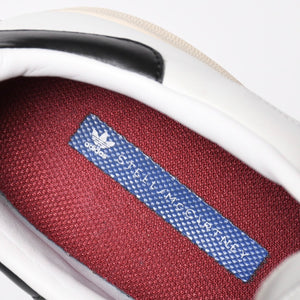 ADIDAS アディダス Stan Smith スニーカー Stella McCartney サイズ10(28.0cm) ホワイト ブルー ワインレッド ベジタリアンレザー 良品 中古 4a007846