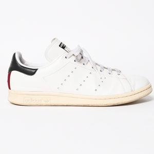ADIDAS アディダス Stan Smith スニーカー Stella McCartney サイズ10(28.0cm) ホワイト ブルー ワインレッド ベジタリアンレザー 良品 中古 4a007846