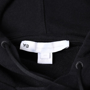 Y-3 ワイスリー プルオーバーパーカー 20周年 バックロゴ刺繍 0DY001 コットン ブラック ホワイト サイズL 中古 4a007828