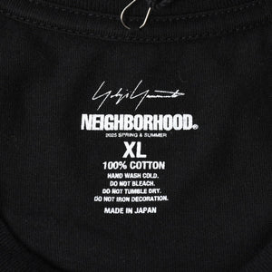 新品未使用 NEIGHBORHOOD ネイバーフッド ヨウジヤマモト プールオム TEE SS-2 HP-T90-997 ブラック XLサイズ 日本製 中古 4a007838