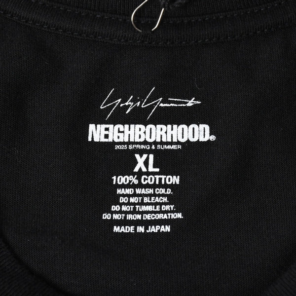 新品未使用 NEIGHBORHOOD ネイバーフッド ヨウジヤマモト プールオム TEE SS-2 HP-T90-997 ブラック XLサイズ 日本製 中古 4a007838