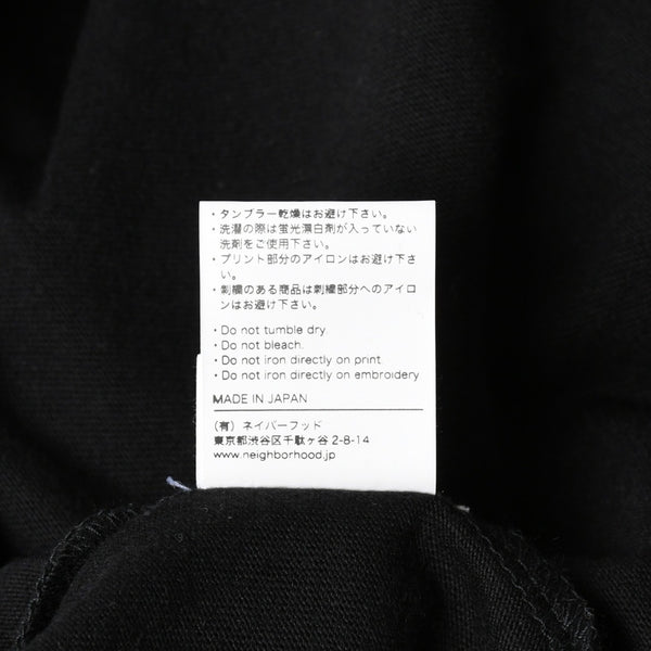新品未使用 NEIGHBORHOOD ネイバーフッド ヨウジヤマモト プールオム TEE SS-2 HP-T90-997 ブラック XLサイズ 日本製 中古 4a007838