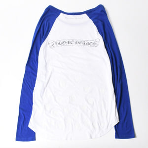 CHROME HEARTS クロムハーツ ラグラン 長袖Tシャツ サイズXXL スター オールドイングリッシュ スクロールラベル 美品 中古 4a005928