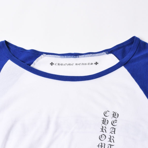CHROME HEARTS クロムハーツ ラグラン 長袖Tシャツ サイズXXL スター オールドイングリッシュ スクロールラベル 美品 中古 4a005928