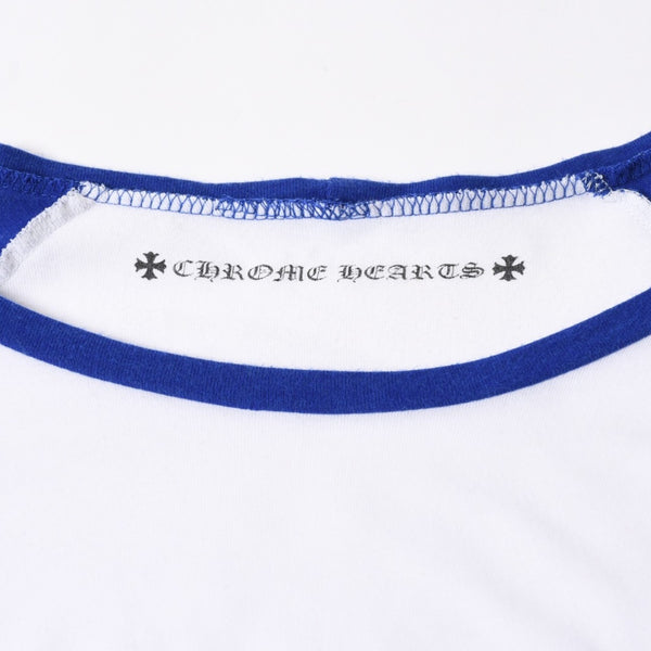 CHROME HEARTS クロムハーツ ラグラン 長袖Tシャツ サイズXXL スター オールドイングリッシュ スクロールラベル 美品 中古 4a005928