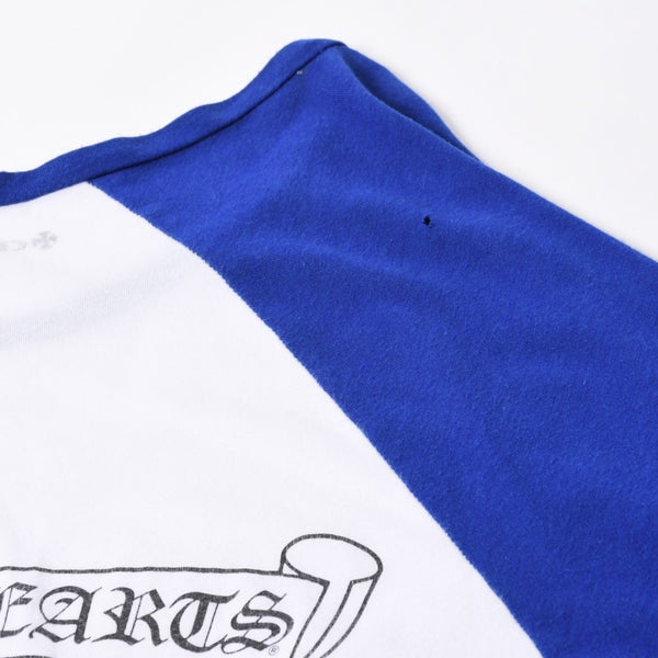 CHROME HEARTS クロムハーツ ラグラン 長袖Tシャツ サイズXXL スター オールドイングリッシュ スクロールラベル 美品 中古 4a005928