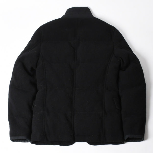 極美品 JUNYA WATANABE COMME des GARCONS MAN ジュンヤワタナベ コムデギャルソン マン × デュべティカ ウールダウンジャケット WL-J402 ブラック Sサイズ 中古 4a005941