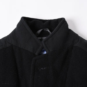 極美品 JUNYA WATANABE COMME des GARCONS MAN ジュンヤワタナベ コムデギャルソン マン × デュべティカ ウールダウンジャケット WL-J402 ブラック Sサイズ 中古 4a005941