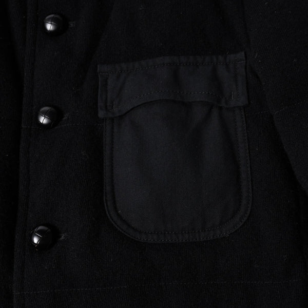 極美品 JUNYA WATANABE COMME des GARCONS MAN ジュンヤワタナベ コムデギャルソン マン × デュべティカ ウールダウンジャケット WL-J402 ブラック Sサイズ 中古 4a005941