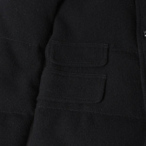 極美品 JUNYA WATANABE COMME des GARCONS MAN ジュンヤワタナベ コムデギャルソン マン × デュべティカ ウールダウンジャケット WL-J402 ブラック Sサイズ 中古 4a005941