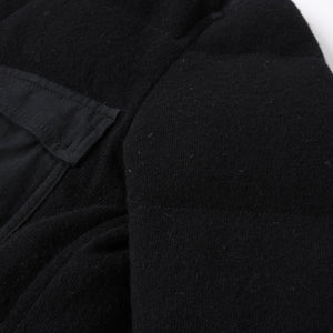 極美品 JUNYA WATANABE COMME des GARCONS MAN ジュンヤワタナベ コムデギャルソン マン × デュべティカ ウールダウンジャケット WL-J402 ブラック Sサイズ 中古 4a005941