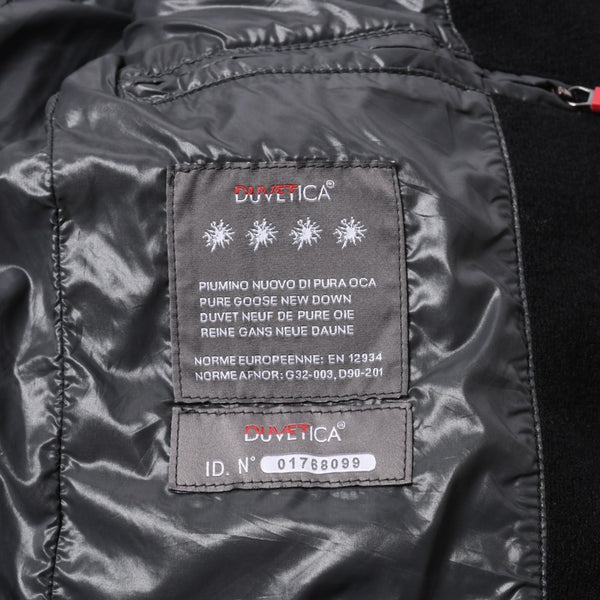 極美品 JUNYA WATANABE COMME des GARCONS MAN ジュンヤワタナベ コムデギャルソン マン × デュべティカ ウールダウンジャケット WL-J402 ブラック Sサイズ 中古 4a005941