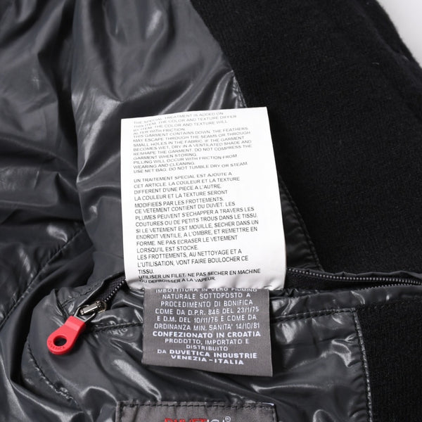 極美品 JUNYA WATANABE COMME des GARCONS MAN ジュンヤワタナベ コムデギャルソン マン × デュべティカ ウールダウンジャケット WL-J402 ブラック Sサイズ 中古 4a005941