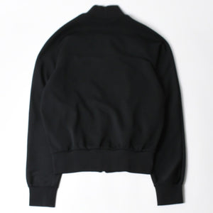 極美品 COMME des GARCONS コムデギャルソン ポリエステル トラックジャケット OI-T002 Lサイズ ブラック ライトアウター ジャージ 中古 4a007829