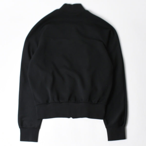 極美品 COMME des GARCONS コムデギャルソン ポリエステル トラックジャケット OI-T002 Lサイズ ブラック ライトアウター ジャージ 中古 4a007829