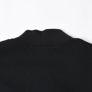 極美品 COMME des GARCONS コムデギャルソン ポリエステル トラックジャケット OI-T002 Lサイズ ブラック ライトアウター ジャージ 中古 4a007829