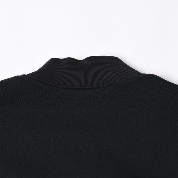 極美品 COMME des GARCONS コムデギャルソン ポリエステル トラックジャケット OI-T002 Lサイズ ブラック ライトアウター ジャージ 中古 4a007829