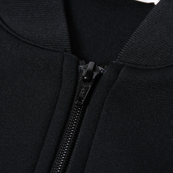 極美品 COMME des GARCONS コムデギャルソン ポリエステル トラックジャケット OI-T002 Lサイズ ブラック ライトアウター ジャージ 中古 4a007829