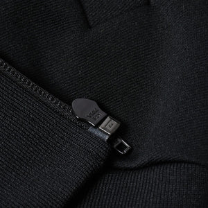 極美品 COMME des GARCONS コムデギャルソン ポリエステル トラックジャケット OI-T002 Lサイズ ブラック ライトアウター ジャージ 中古 4a007829