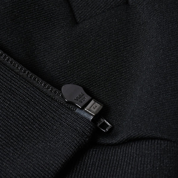 極美品 COMME des GARCONS コムデギャルソン ポリエステル トラックジャケット OI-T002 Lサイズ ブラック ライトアウター ジャージ 中古 4a007829