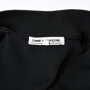 極美品 COMME des GARCONS コムデギャルソン ポリエステル トラックジャケット OI-T002 Lサイズ ブラック ライトアウター ジャージ 中古 4a007829
