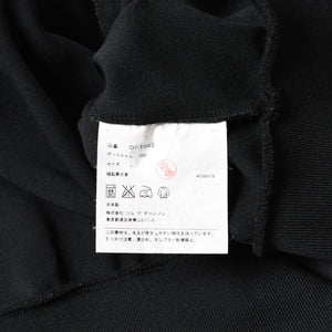 極美品 COMME des GARCONS コムデギャルソン ポリエステル トラックジャケット OI-T002 Lサイズ ブラック ライトアウター ジャージ 中古 4a007829