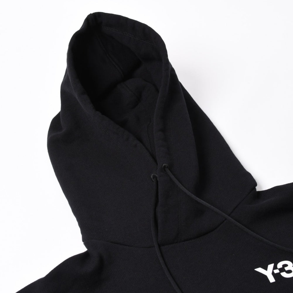 Y-3 ワイスリー プルオーバーパーカー 20周年 バックロゴ刺繍 0DY001 コットン ブラック ホワイト サイズL 中古 4a007828