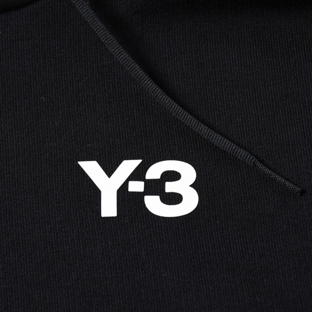 Y-3 ワイスリー プルオーバーパーカー 20周年 バックロゴ刺繍 0DY001 コットン ブラック ホワイト サイズL 中古 4a007828